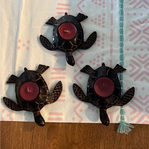 Other - Turtle figurine candles - set of 3